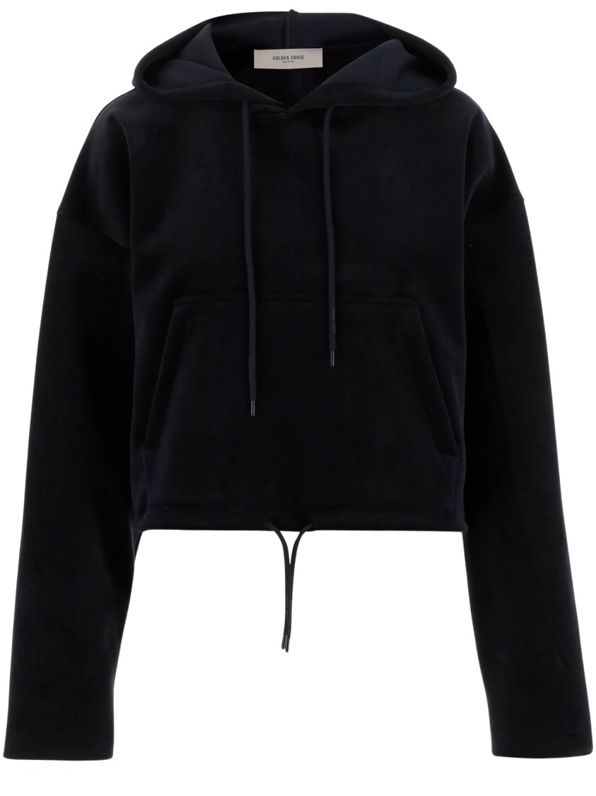 Golden Goose Deluxe Brand Sky Captain Hoodie In Black