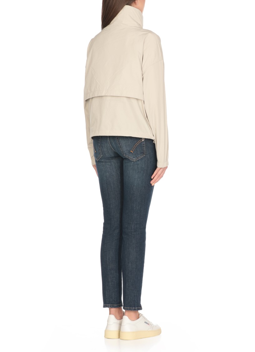 K-way Aubette Memory Touch Jacket In Neutral