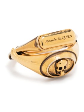 Alexander Mcqueen Orecchini A Cerchio Skull Earring | THE LIST