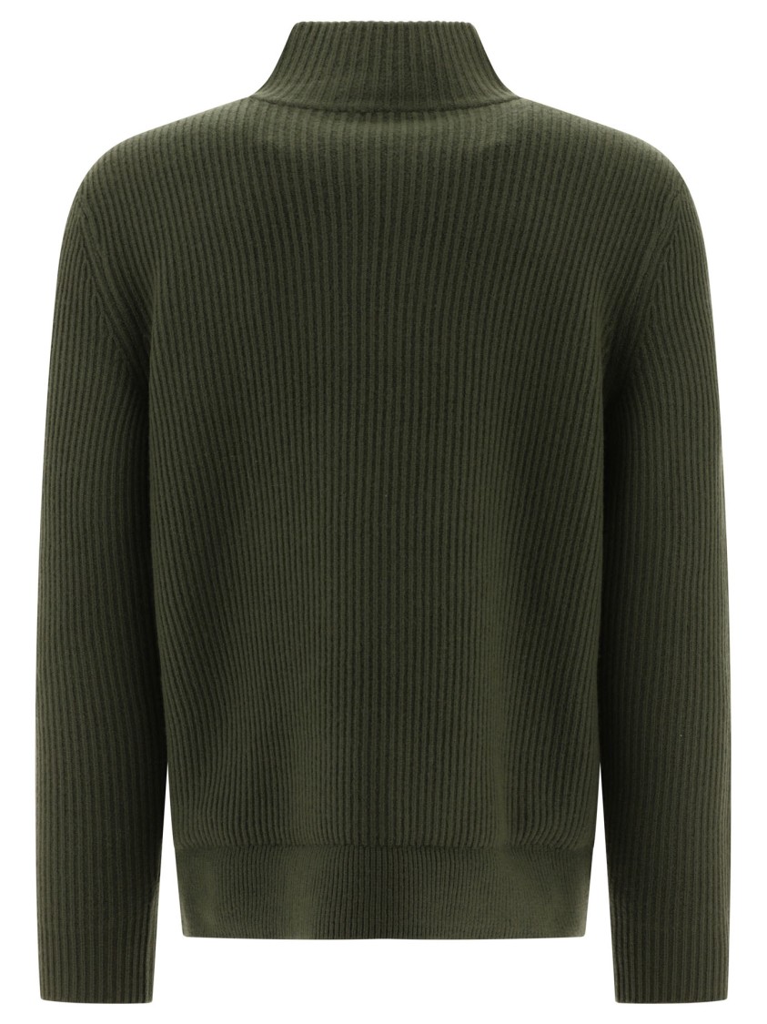 Apc A.p.c. Alex Sweater In Green