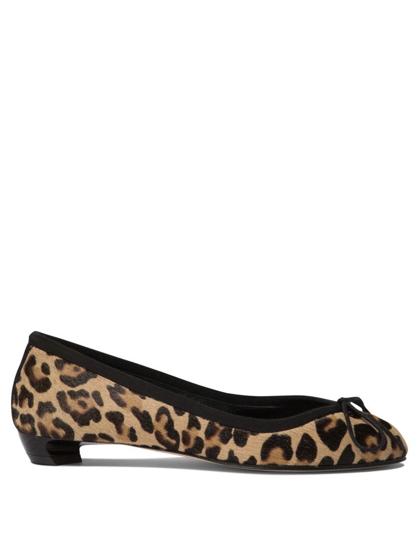 Alexander Mcqueen "armadillo" Ballet Flats In Black