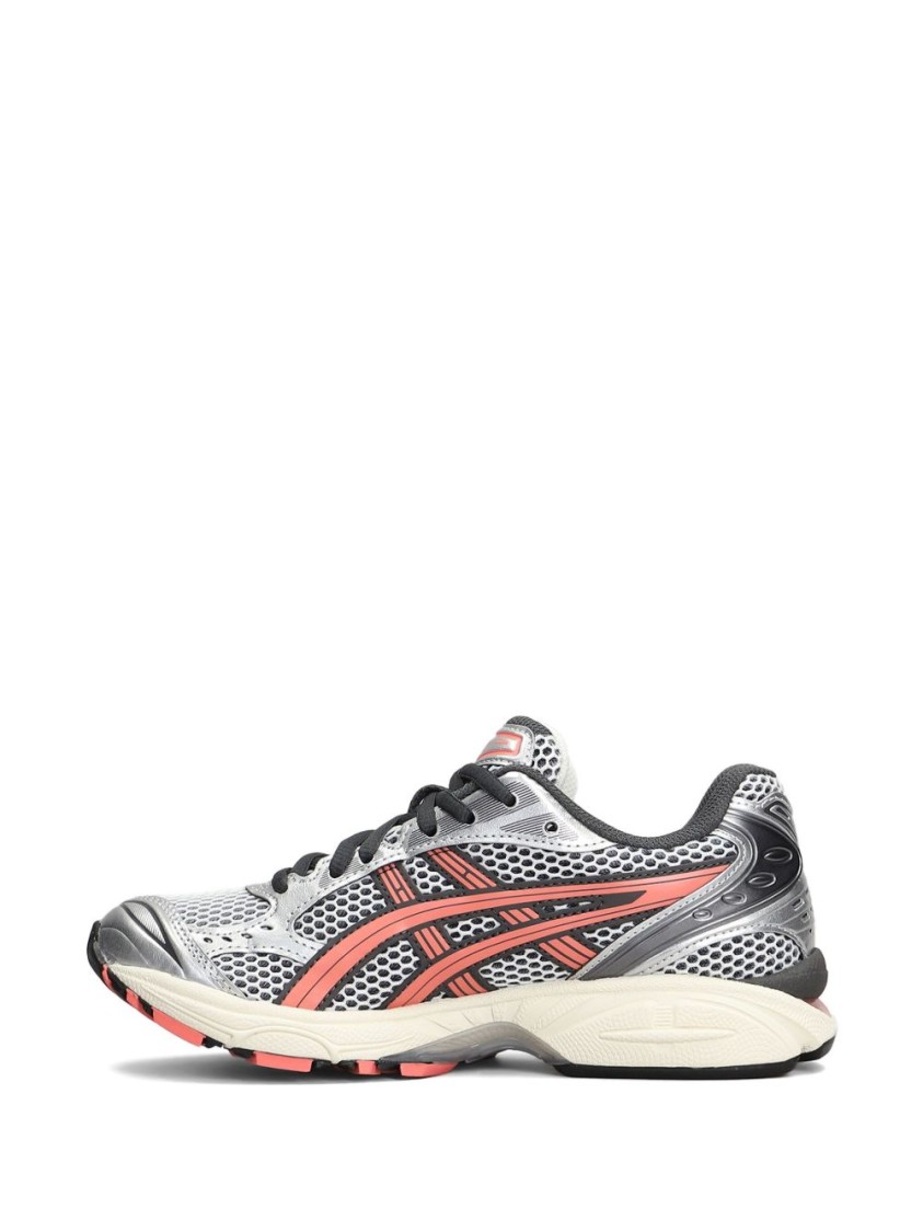 Asics Breathable Mesh Sneakers With Cushioned Sole In White