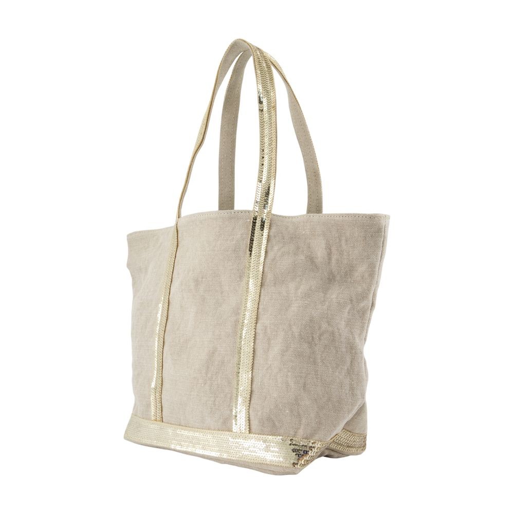 Vanessa Bruno M Zippe Shopper Bag - Linen - Neutral In Neutral