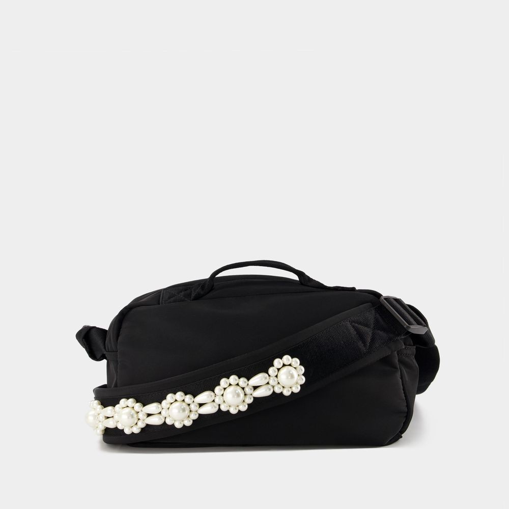 Simone Rocha Bow Crossbody -  - Nylon - Black In Black