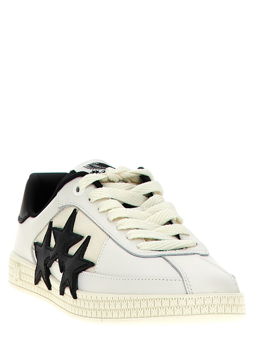 Amiri 'pacific' Low Top Sneakers With Star Patch On The Side And Logo Patch On The Tongue