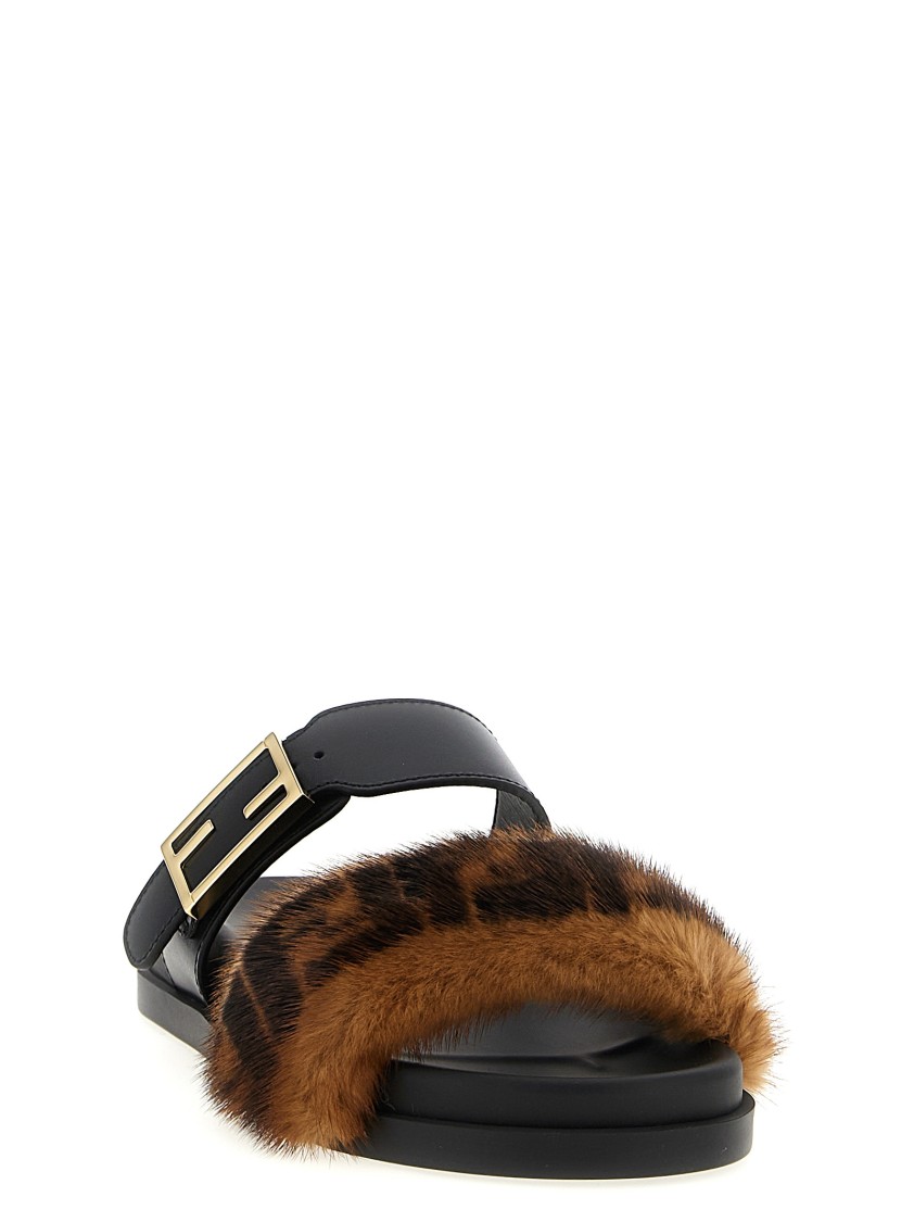 Fendi Feel Sandals Multicolor In Multi