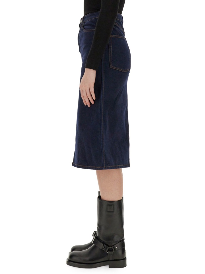 BURBERRY BURBERRY DENIM SKIRT 