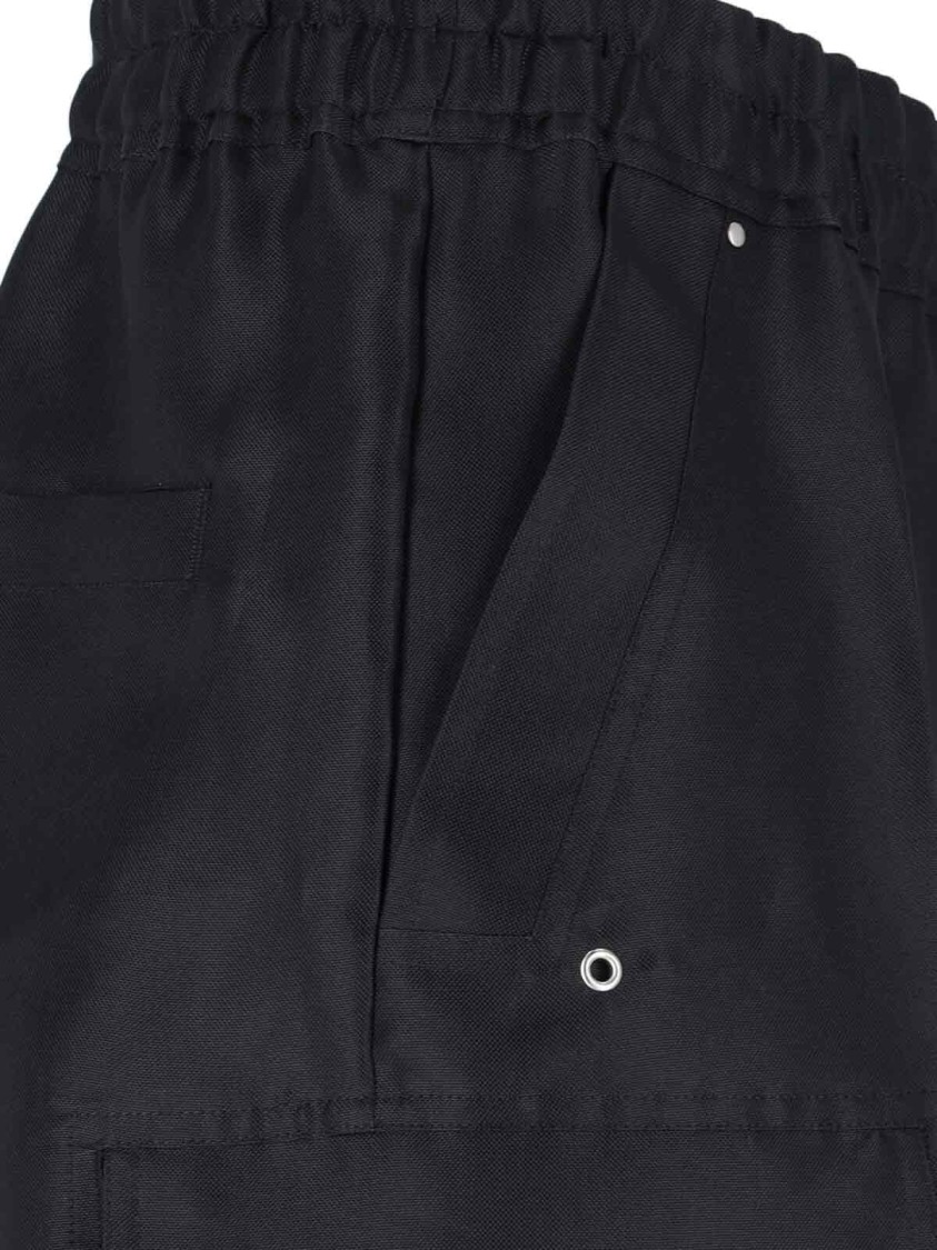 Rick Owens Wide-leg Trousers With High Waist And Utility Pockets