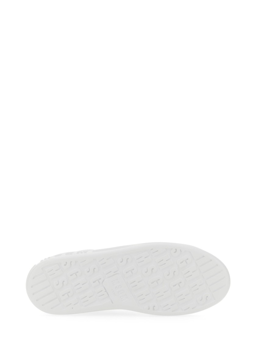 Msgm Iconic Cupsole Sneaker in White | THE LIST