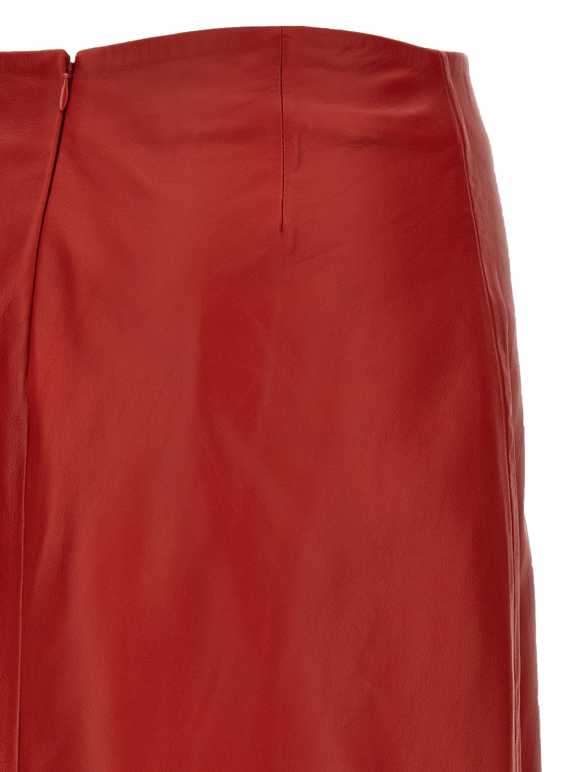 Loulou Studio Slit Skirt-36 Nd Loulou Female In Red