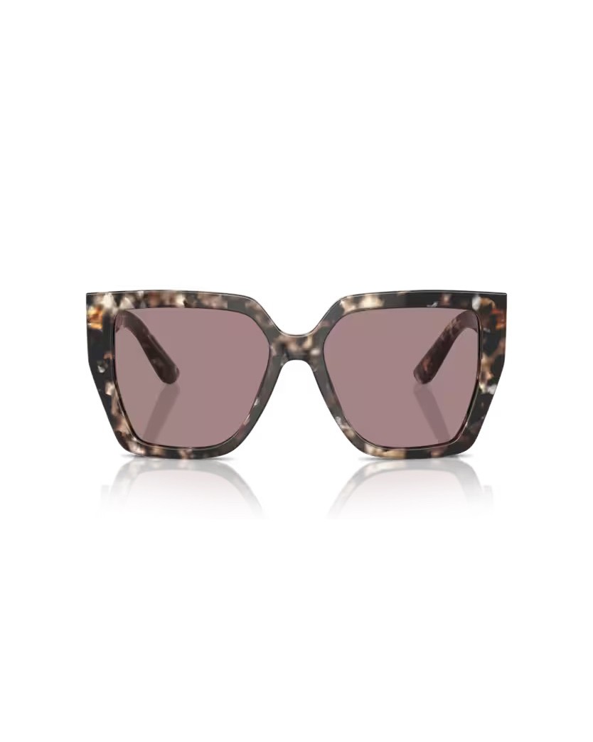 Dolce & Gabbana Oversized Square Havana Brown Sunglasses