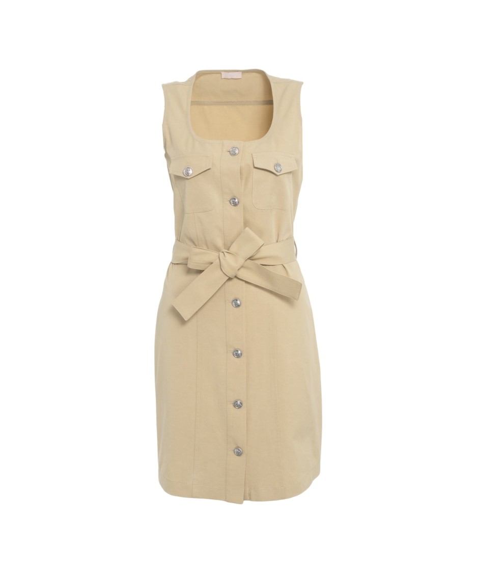 Liu •jo Liu Jo Mini Dress With Waist Belt