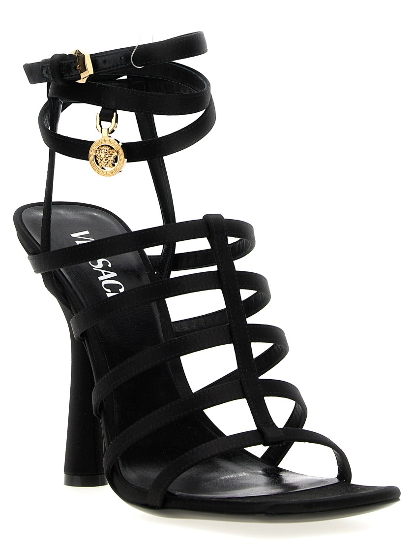 【関税＆送料込み】Versace 'Lycia' Sandals Versace 'Lycia' Sandals in Black | THE LIST