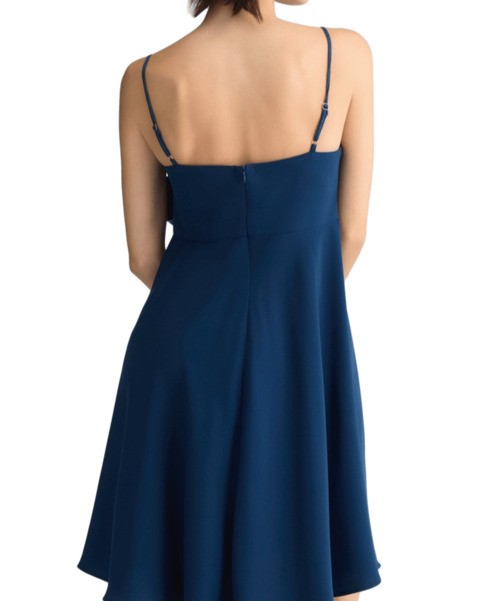 Liu •jo Liu Jo Sapphire Blue Dress With Fitted Bodice