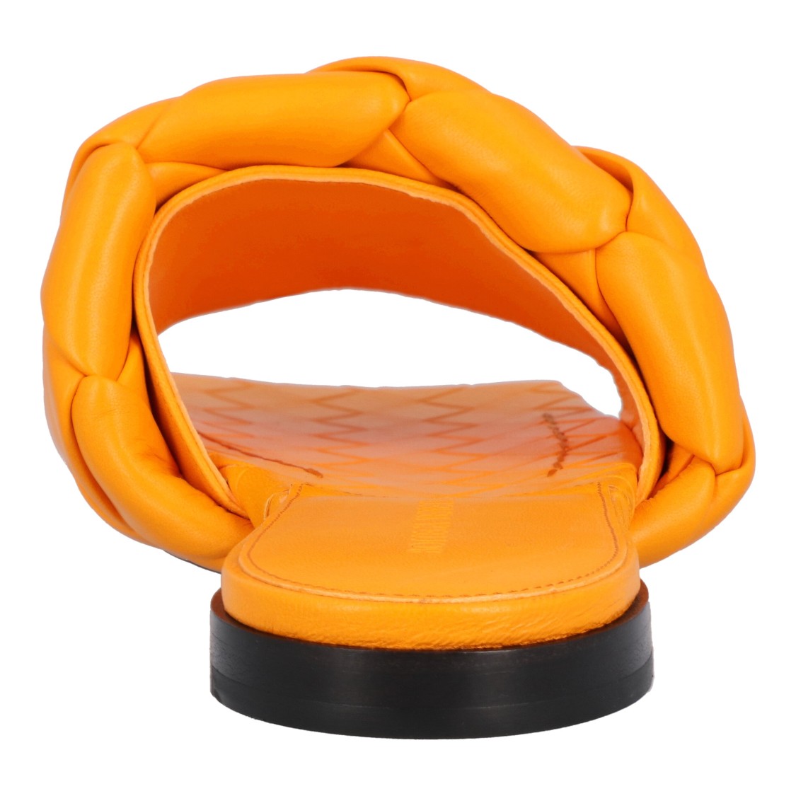 サンダル・ミュール Bottega Veneta Lido Flat Sandal Orange Bottega Veneta Lido Flat Sandal Orange Sandals | THE LIST