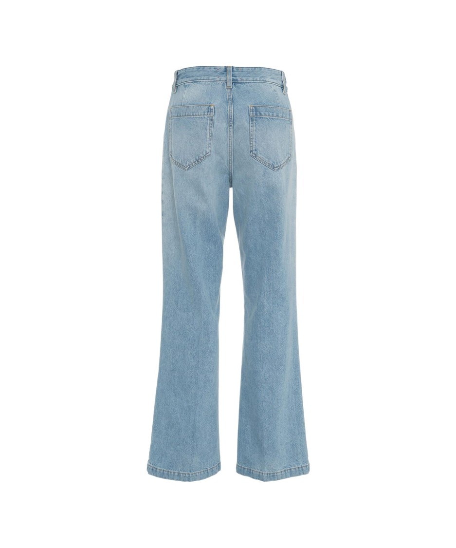 Seafarer Straight Leg Jeans With High Waist In Blue
