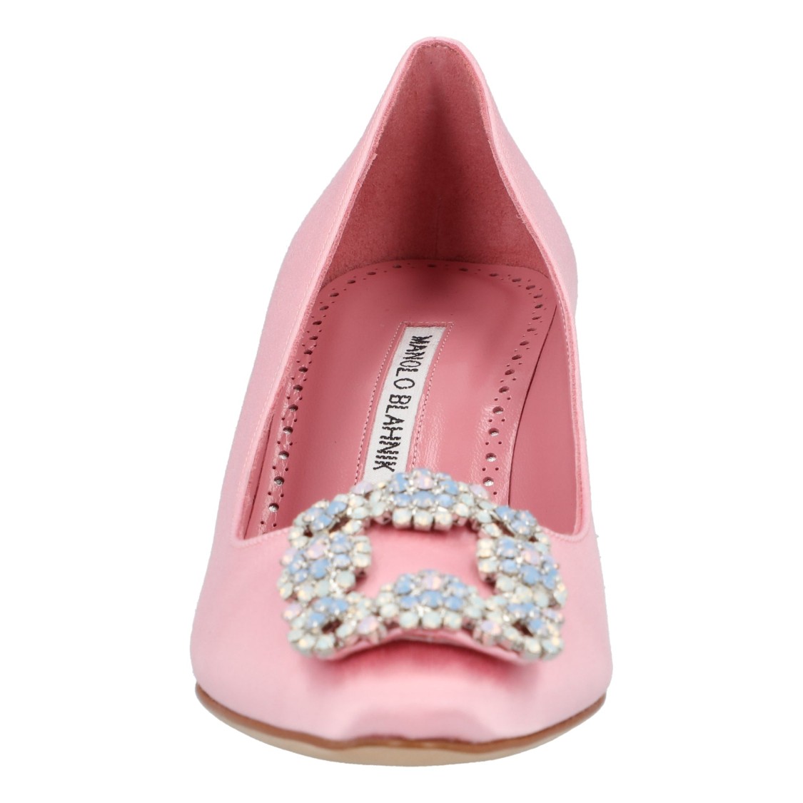 Manolo Blahnik 70mm Hangisi Satin Pumps