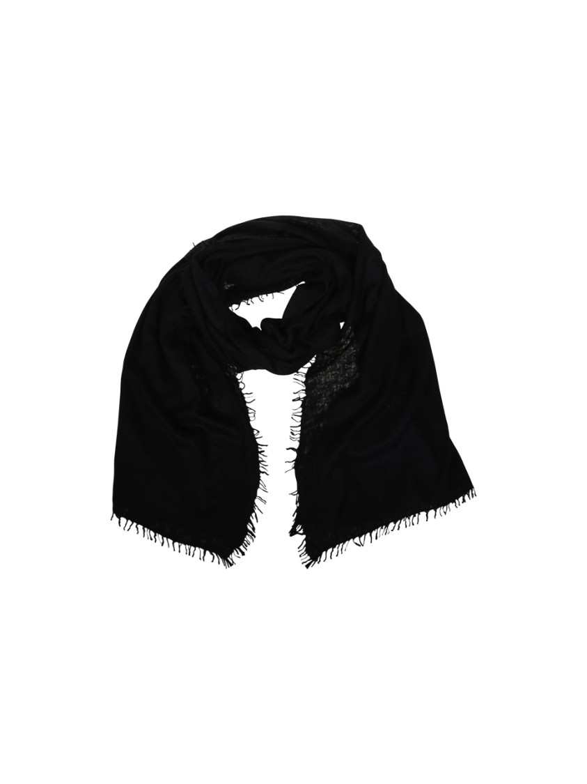 MOULETA MOULETA CASHMERE SCARF WITH DELICATE FRINGES