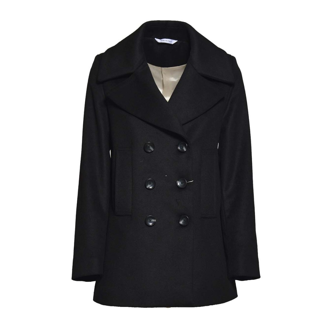 MAISON MICHEL MAISON MICHEL DOUBLE-BREASTED WOOL-CASHMERE BLEND SHORT COAT 