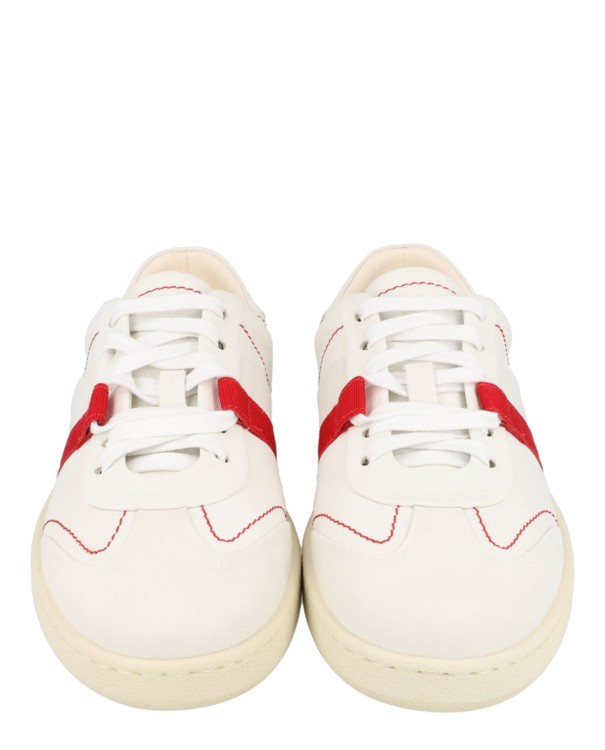 Ferragamo Garda Fresh Suede & Leather Sneakers | THE LIST Ferragamo Garda Fresh Suede & Leather Sneakers | THE LIST