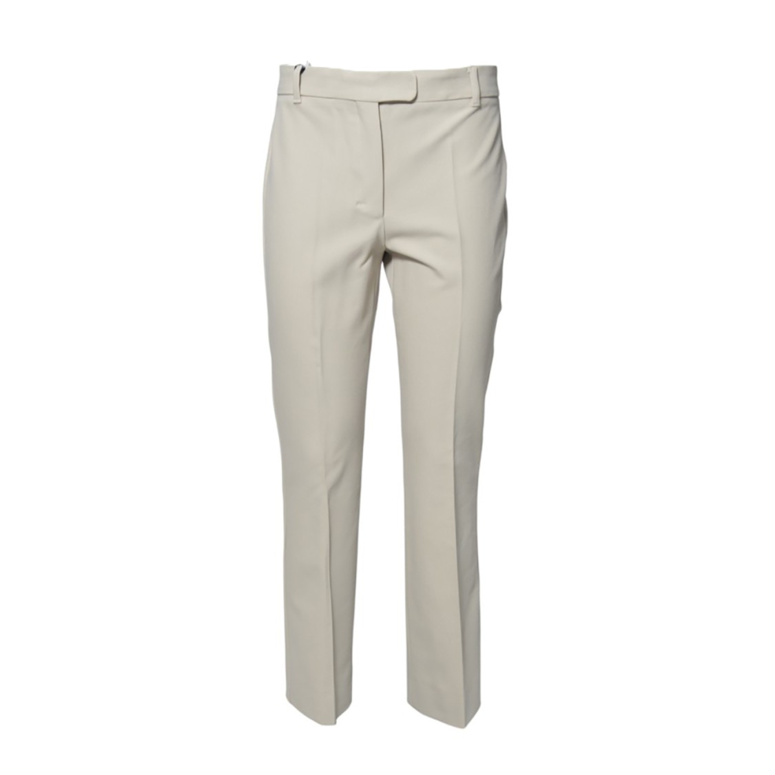 Max Mara Pearl Gray Cotton And Viscose Fairy Pants ' In Neutrals