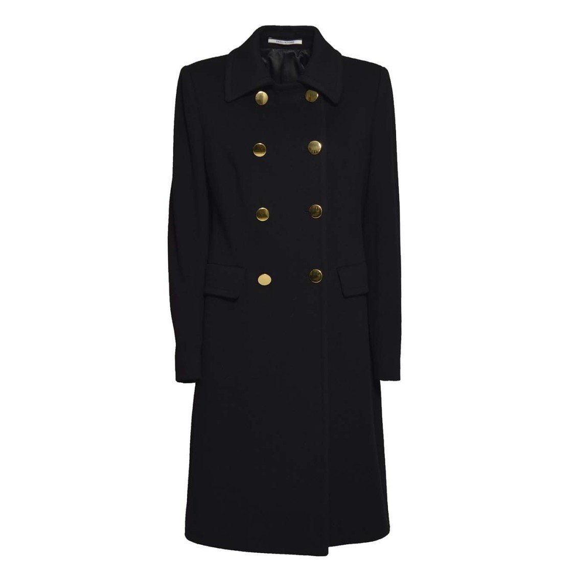 Shop Tagliatore Black Wool And Cashmere Hennie Coat