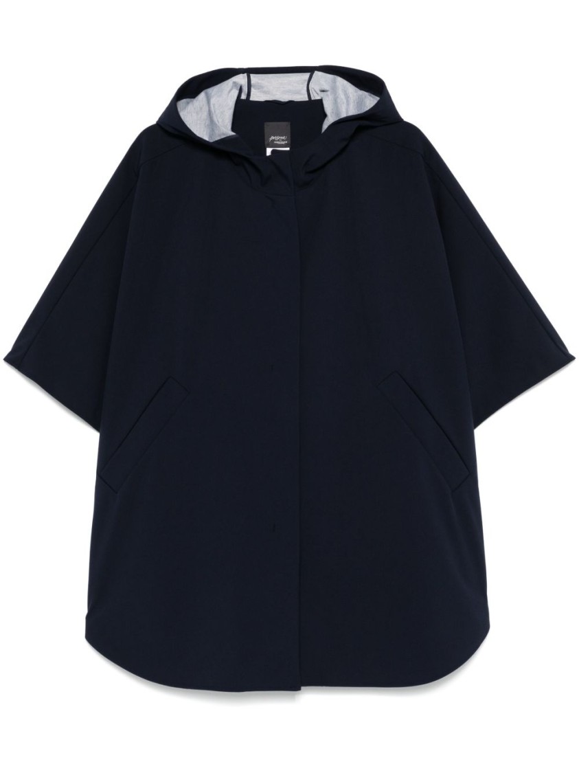 Martina Rinaldi Short-sleeve Waterproof Coat With Hood