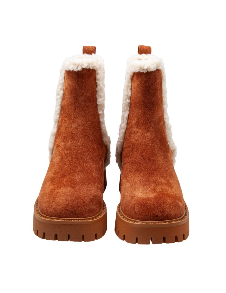 Michael Kors Asher Flat Boots In Brown