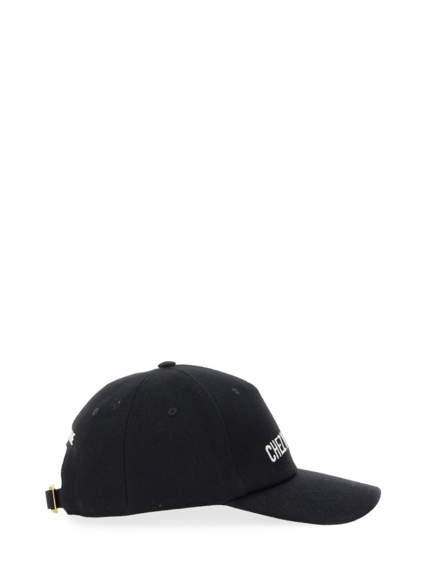Valentino Cotton Baseball Cap With Embroidery