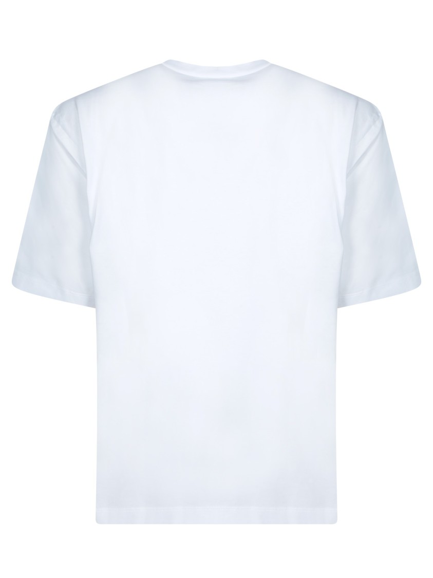 Shop Dsquared2 Short Sleeve Crewneck T-shirt With Bold Graphic Print