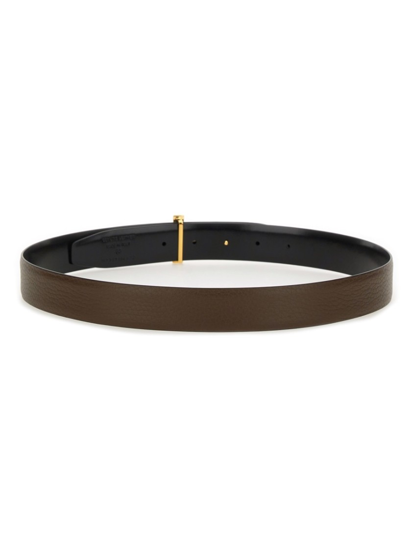 Shop Tom Ford Reversible "t Line" Belt