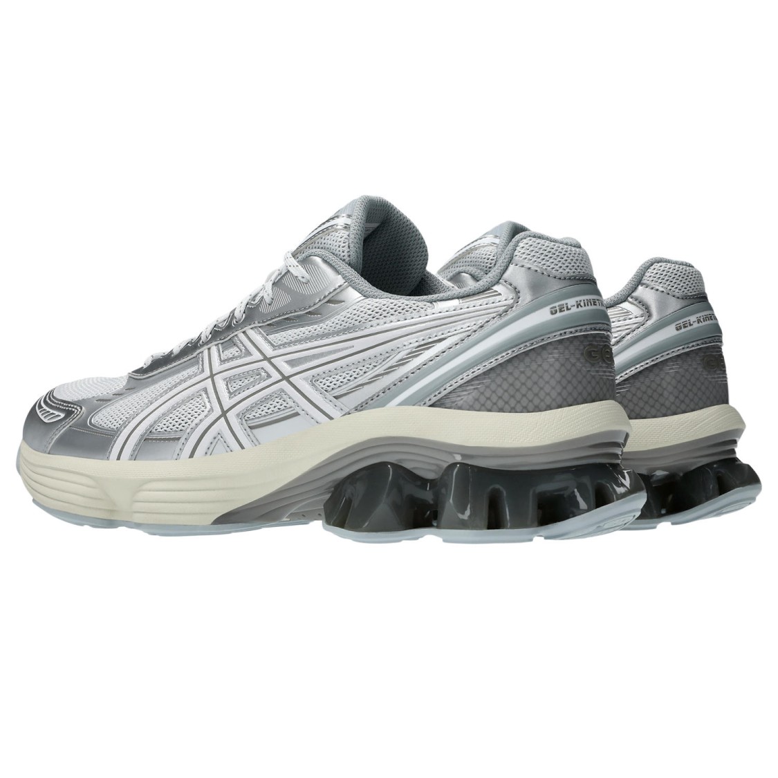 Asics Eco-conscious Sneakers With Advanced Scutoid Gel Technology In Gray