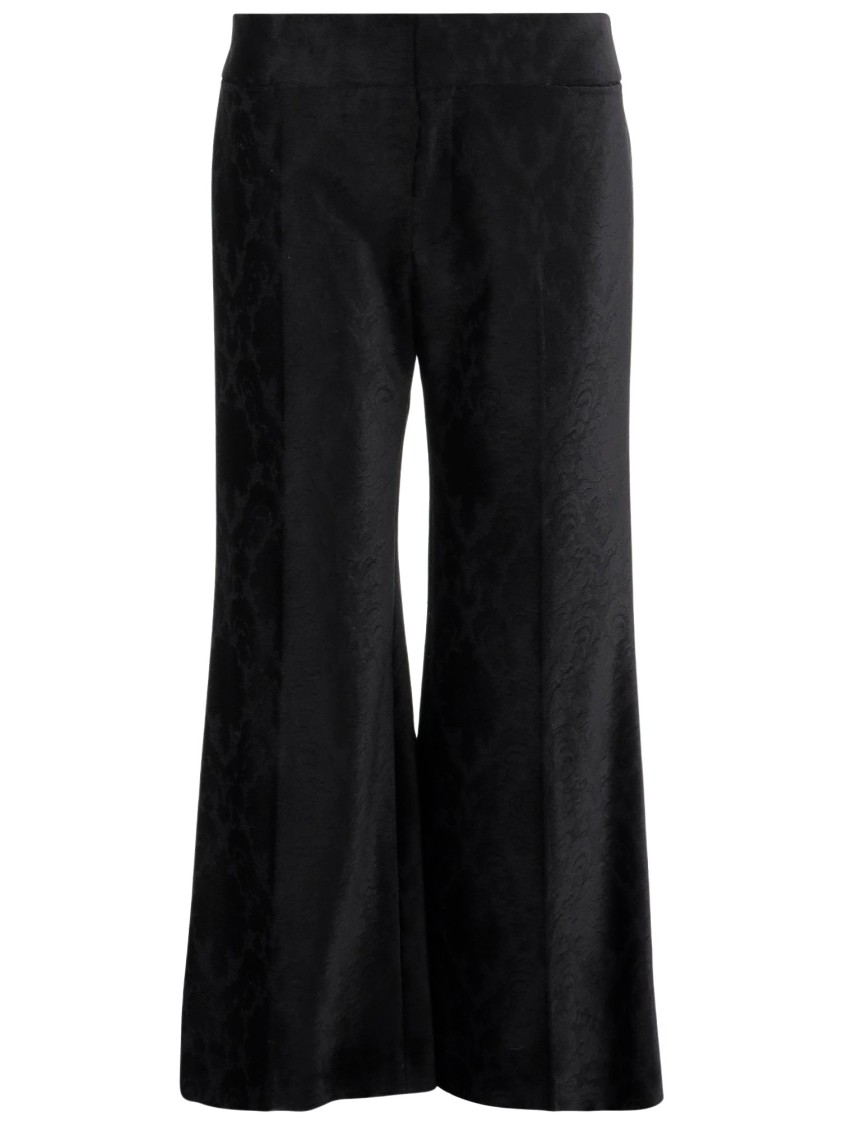 Chloé Viscose And Cotton Pants In Black