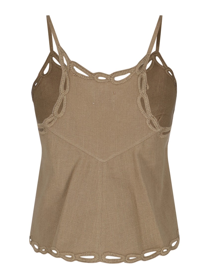 Isabel Marant Étoile Sleeveless V-neckline Crochet Detailing