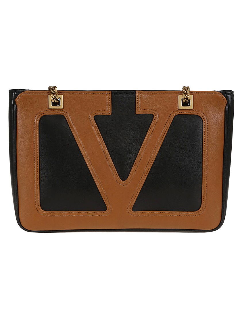 Valentino Viva Superstar Small Tote Bag In Black