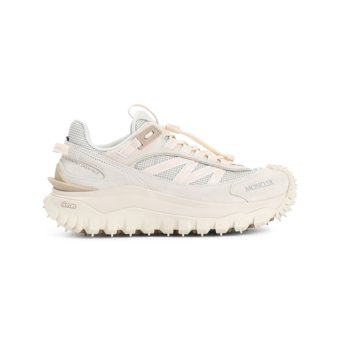 Shop Moncler Nude And Neutral Sneakers In Neutrals