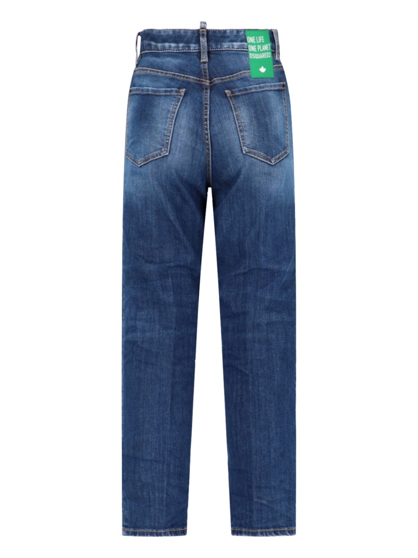 Shop Dsquared2 Straight-leg Denim Jeans In Blue