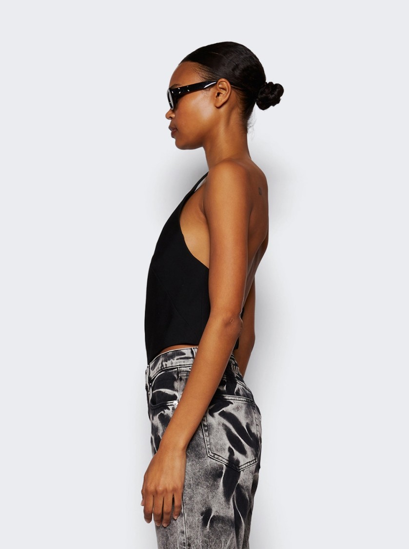 Alexander Wang Asymmetric Pointed Top Black