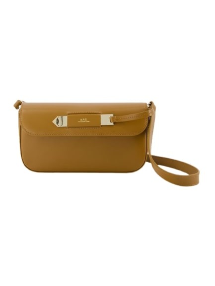 A.P.C. Charlotte Hobo Bag - Leather - Brown