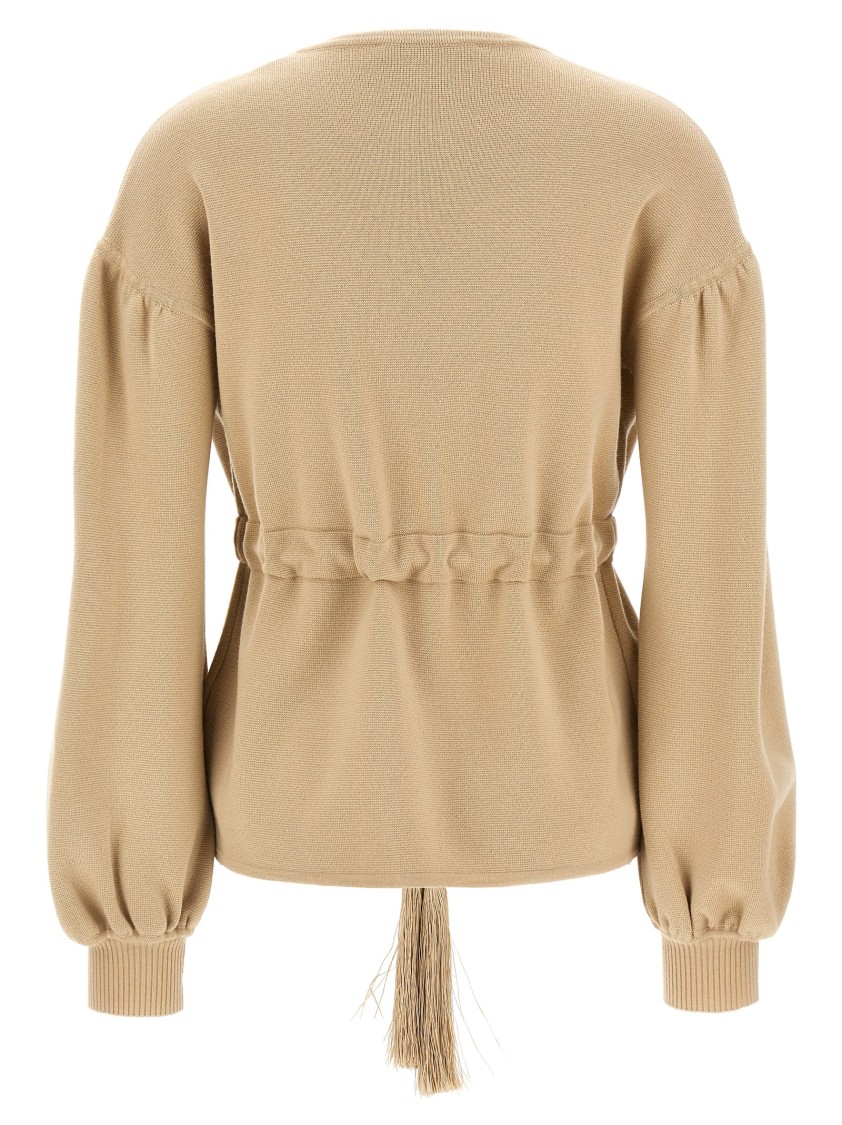 Max Mara Tiberio Sweaters And Cardigans Beige In Nude