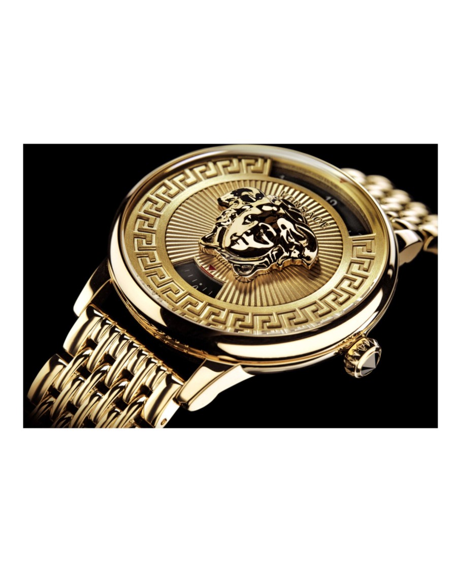 Versace Medusa Icon Bracelet Watch In Gold