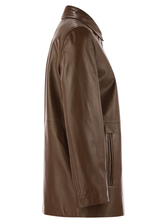 Max Mara Tolmin - Nappa Leather Jacket With Belt | THE LIST