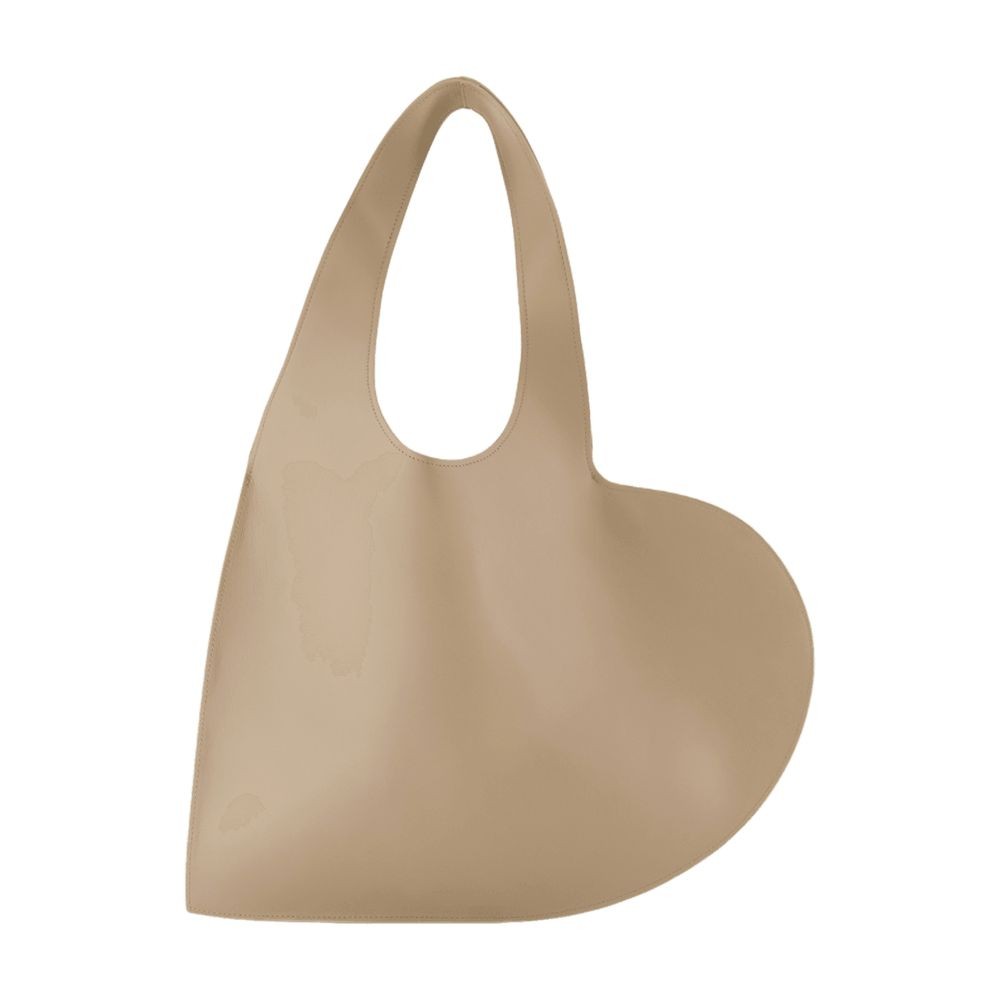 COPERNI COPERNI HEART SHOPPER BAG - LEATHER - BEIGE