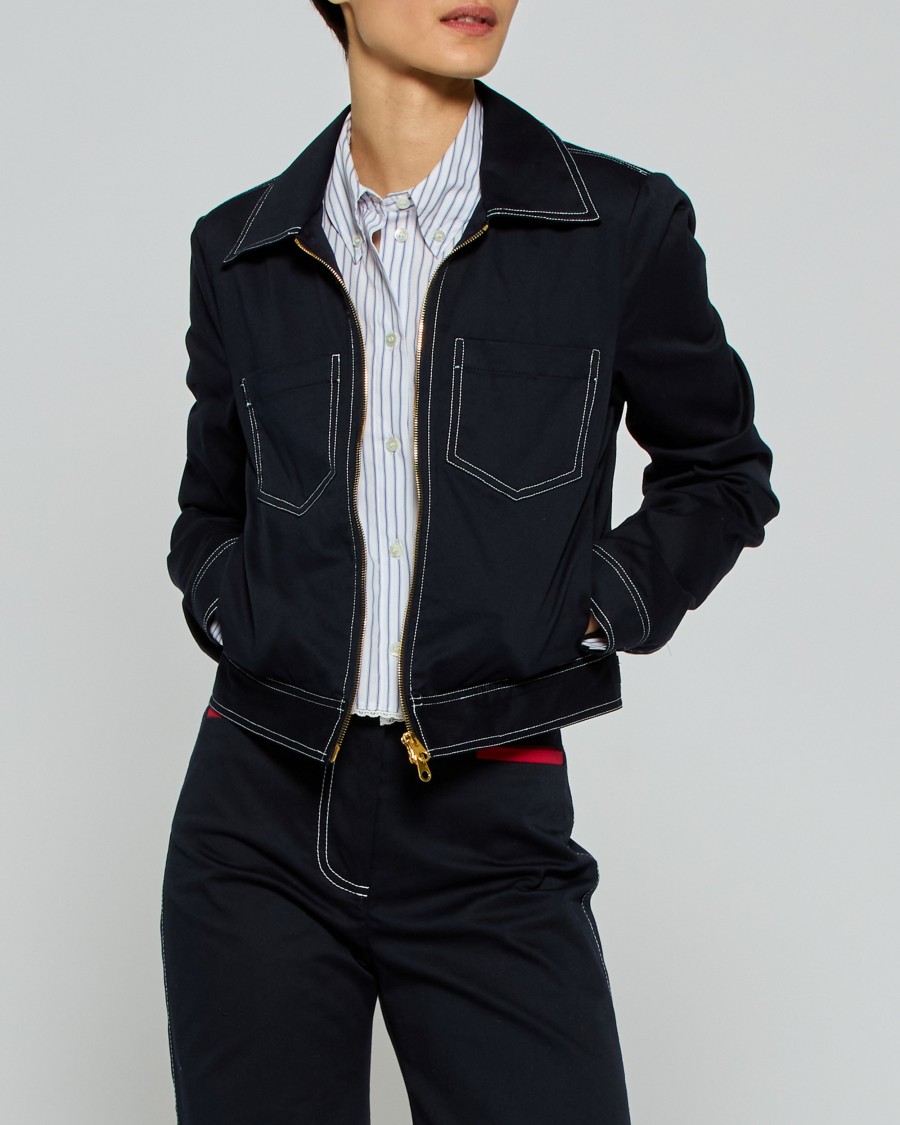 Serena Bute Cargo Jacket '25 - Navy