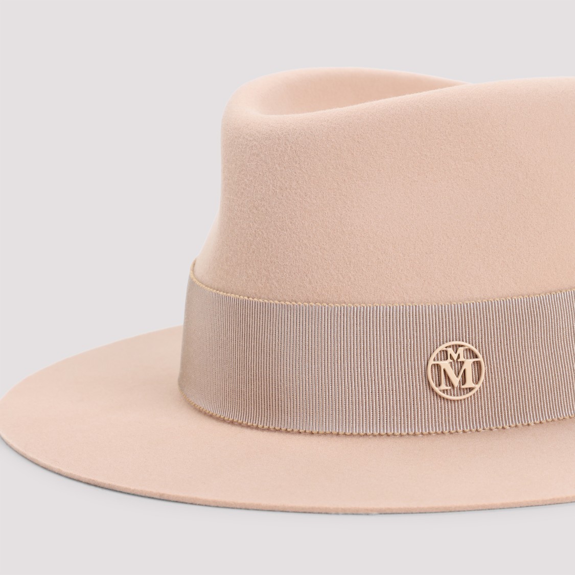 MAISON MICHEL MAISON MICHEL ANDRE PINK WOOL HAT