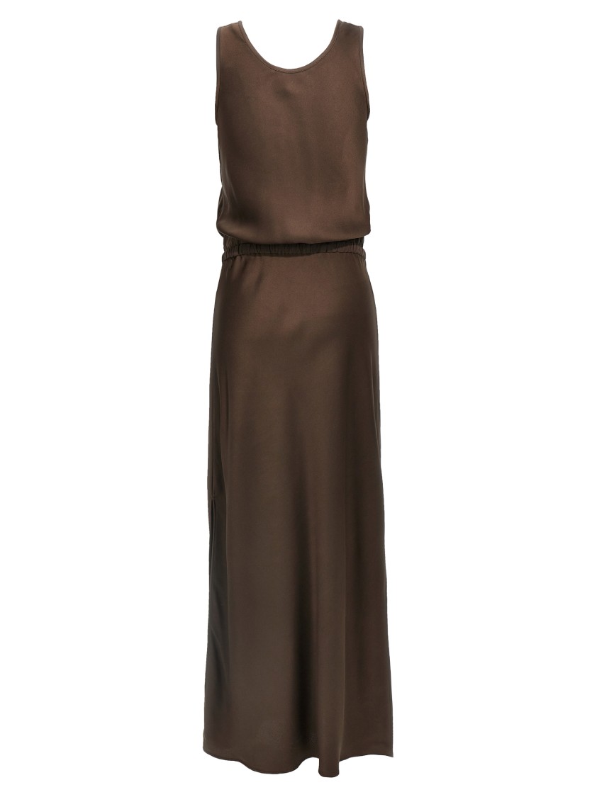 Brunello Cucinelli Maxi Dress With Drawstring Waist