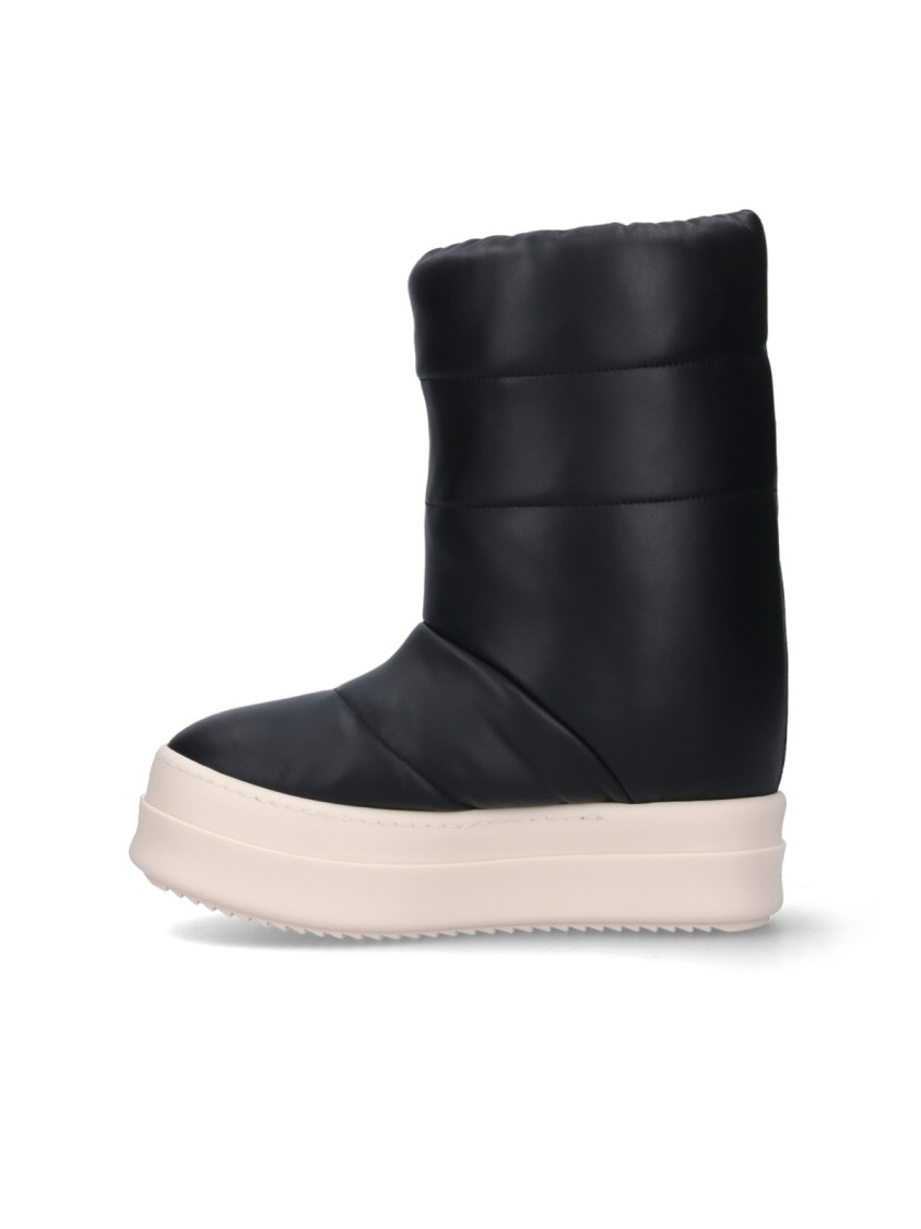 Rick Owens Puffer Sneak' Boots – Black In Black