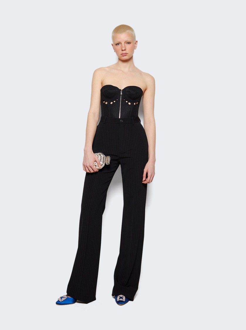 Jean Paul Gaultier Cyber Bustier With Zip Center