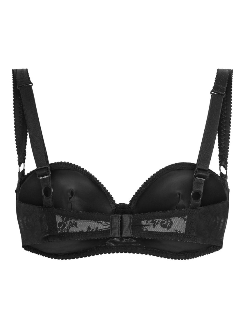 Dolce & Gabbana Lace Balconette Bra In Black