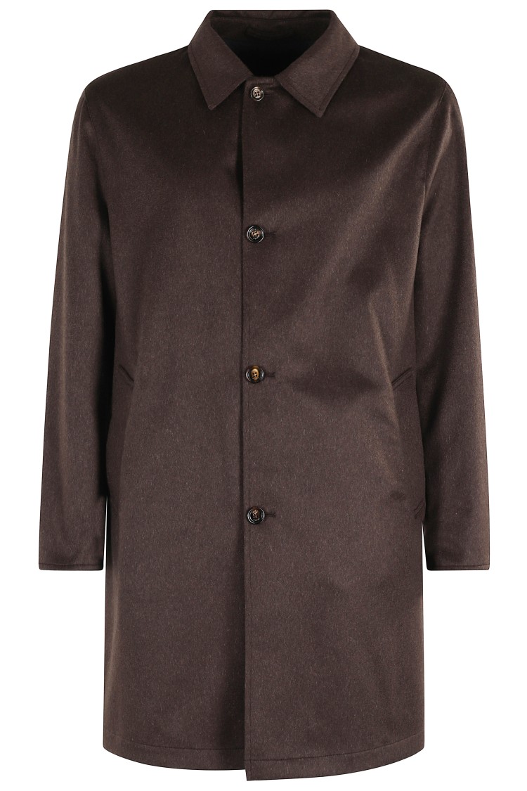 Kired Reversible Waterproof Coat With Classic Collar In Black